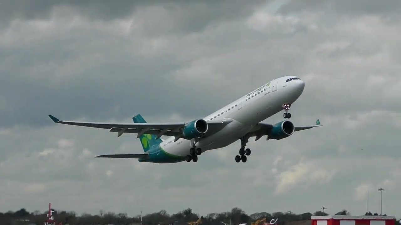 07 Apr 2023 Airbus A330 302 Aer Lingus Dublin DUB ✈️ Orlando MCO EI121 14:28