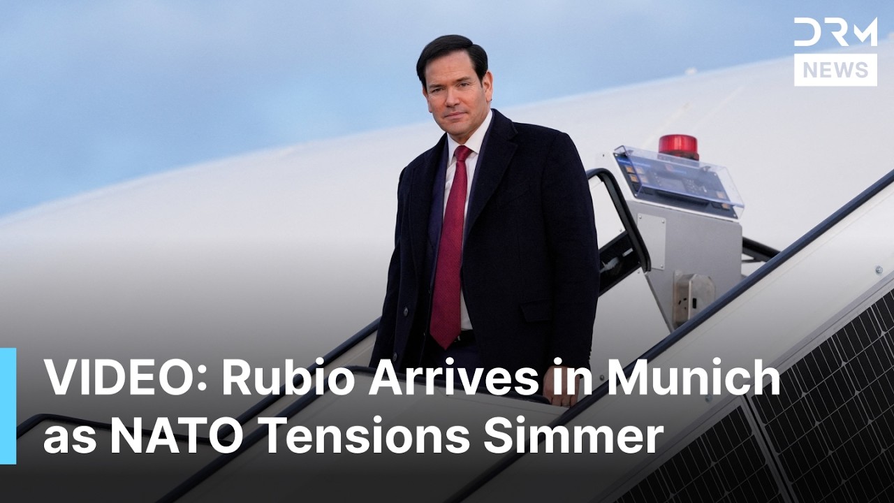 BREAKING: Marco Rubio Arrives in Munich as NATO Tensions Simmer | AC1B