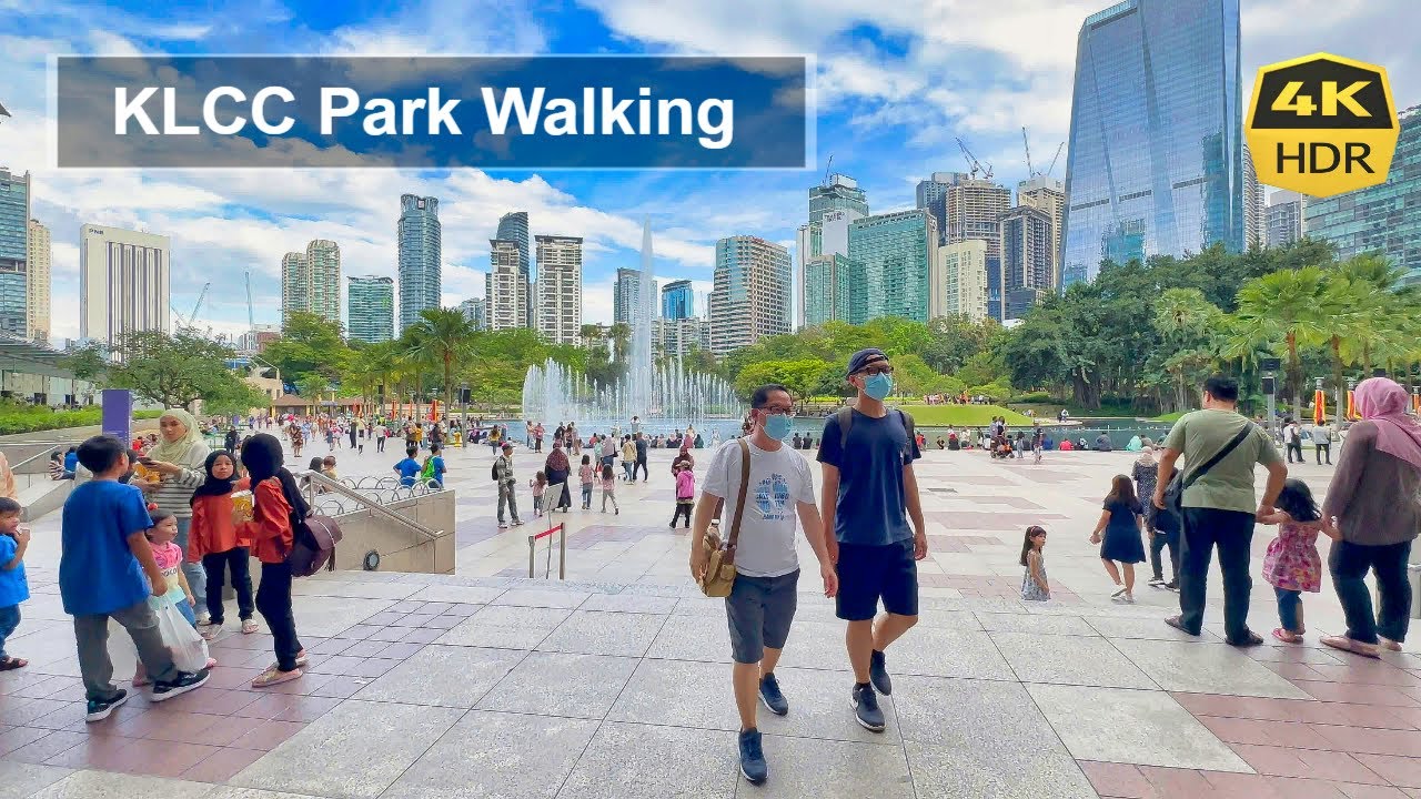 Asia's Central Park: KLCC in Kuala Lumpur - Walking Tour [4K HDR 60fps]
