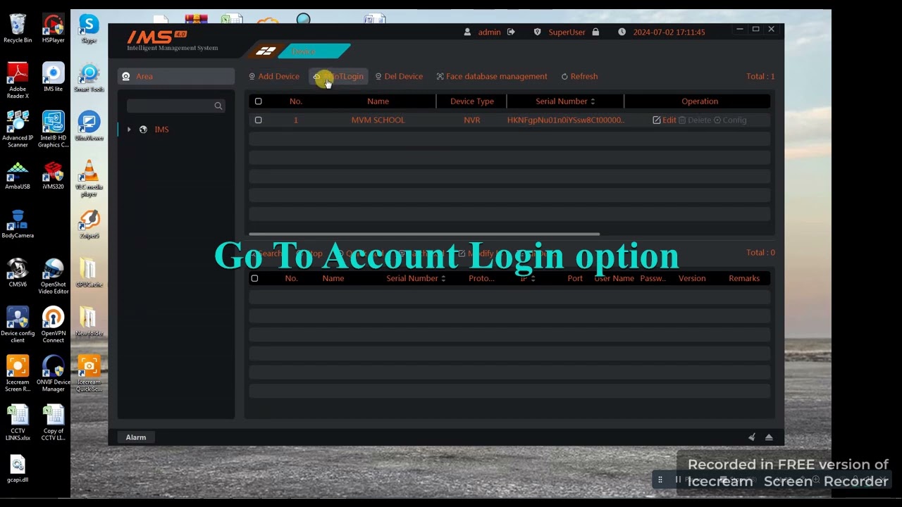 Secureye Starling NVR Desktop/PC Software, How To Add Device In Secureye Starling PC Software