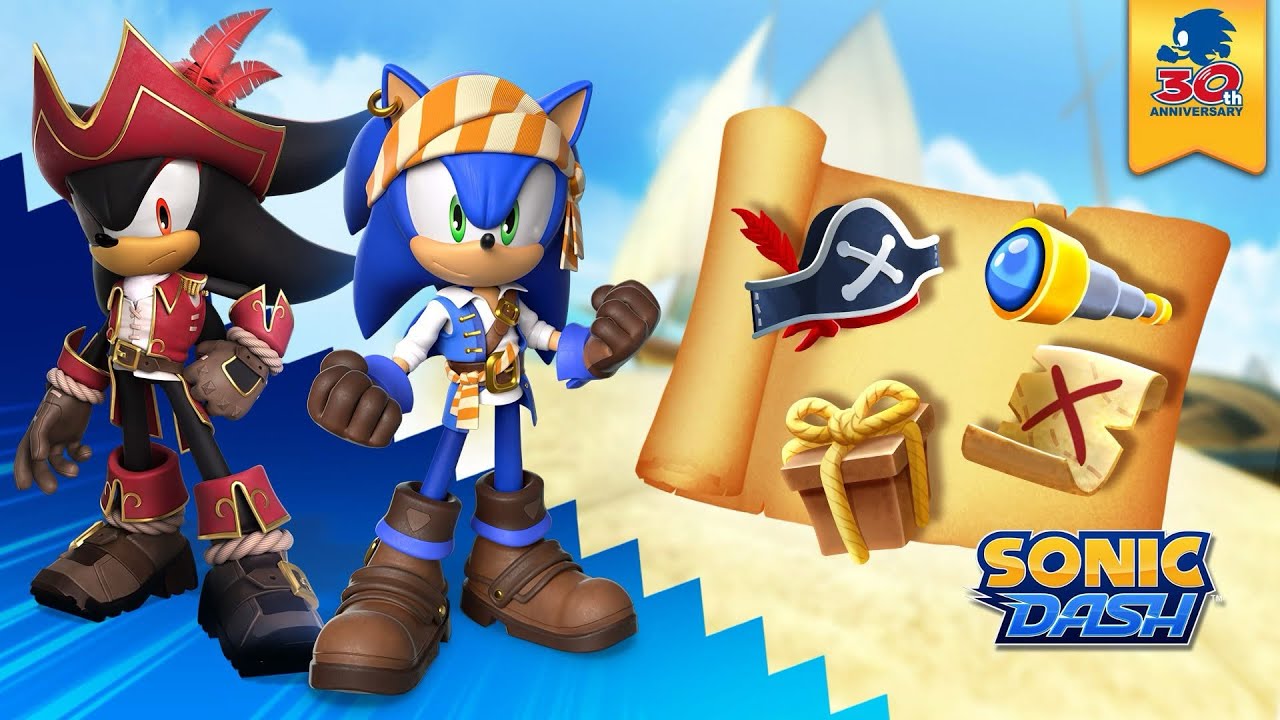 Sonic Dash 2026 - Геймплей на максимальном уровне Капитана Шэдоу