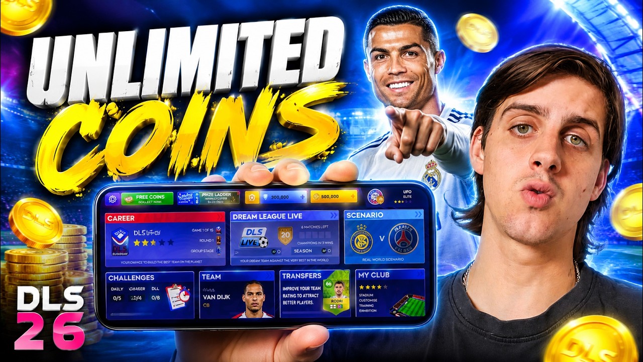Dream League Soccer 2026 Free Coins - How To Get DLS 26 Free Coins (iOS, Android) Guide