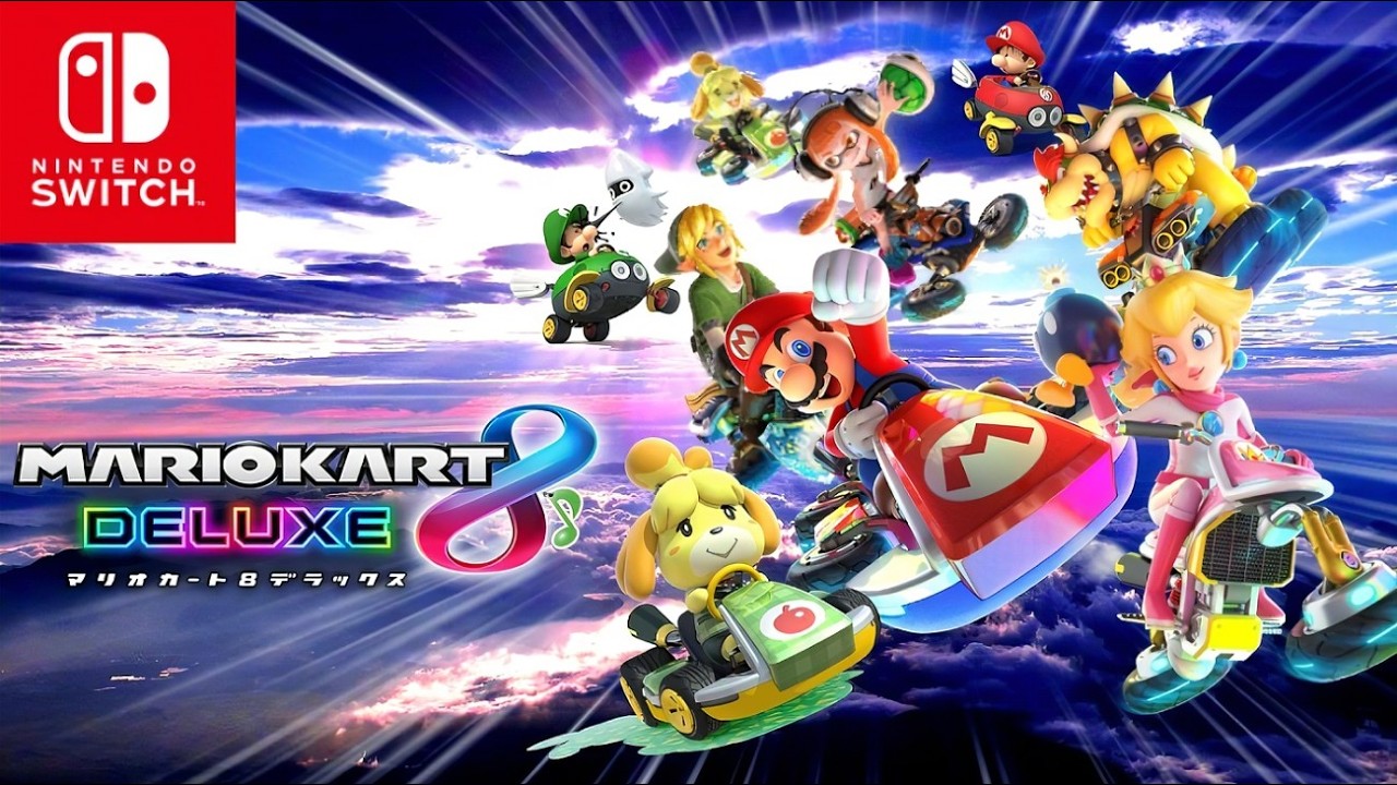 【マリオカート8デラックス】グランプリ 50cc ヨッシー バナナカップ 任天堂スイッチでやってみた