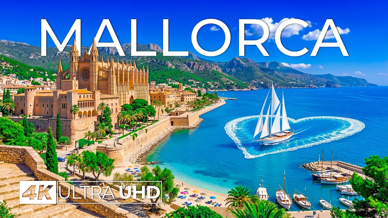 [4K] Mallorca 🇪🇸 Mediterranean Dream | Crystal Clear Waters, Secret Beaches & Island Views