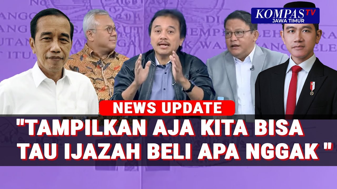 Keras! Roy Suryo Atas Aturan KPU, Ijazah Jokowi-Gibran Jadi Dokumen Rahasia?
