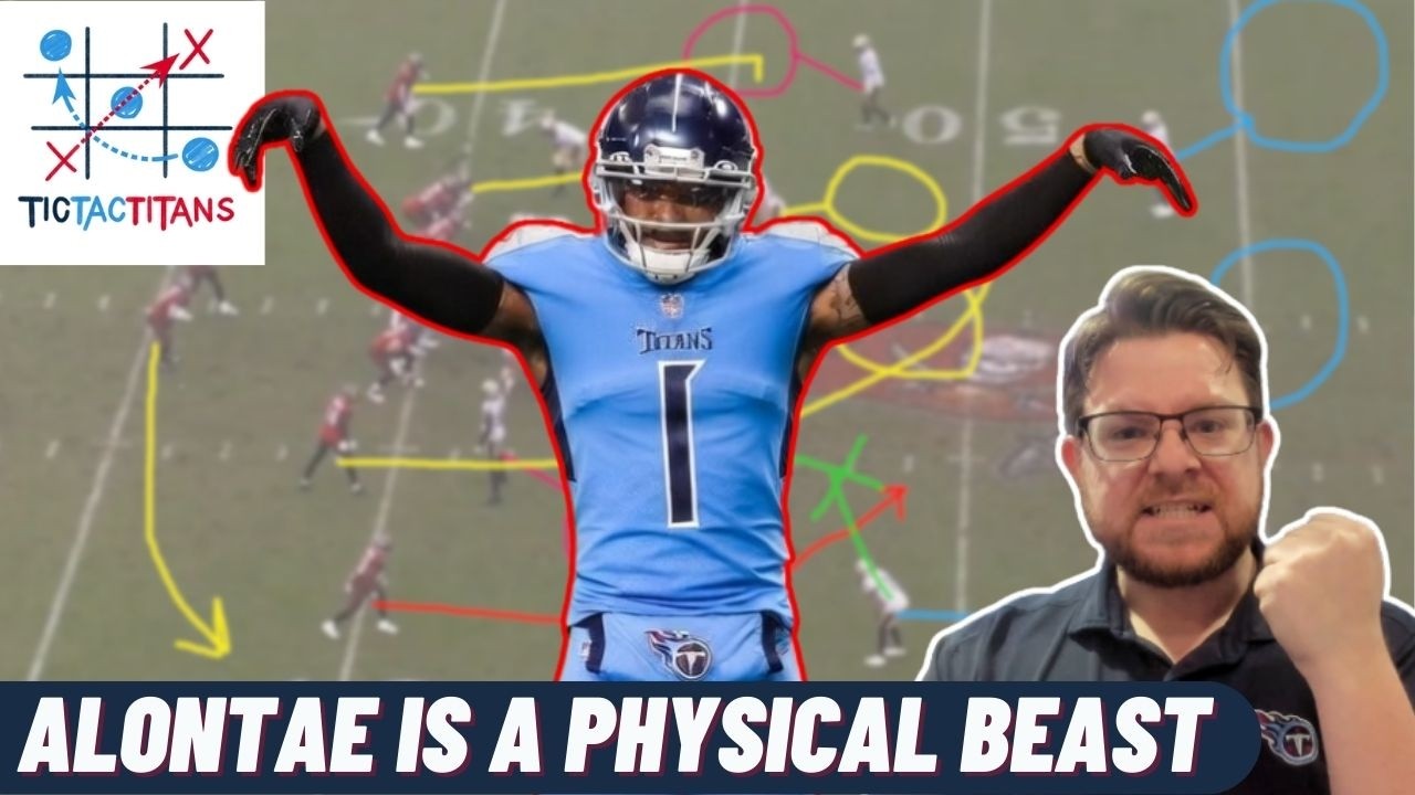 FILM BREAKDOWN: Alontae Taylor is a PHYSICAL BEAST as the Titans New STAR in the Secondary