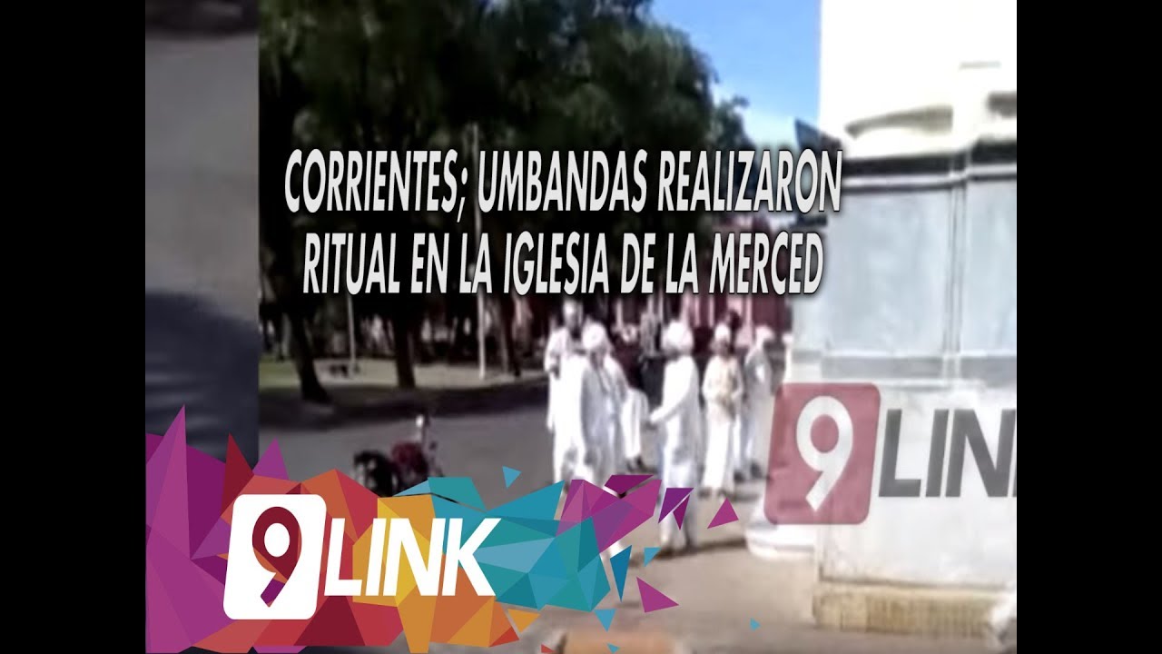 C9 - Corrientes; Umbandas realizaron ritual en la iglesia de la Merced