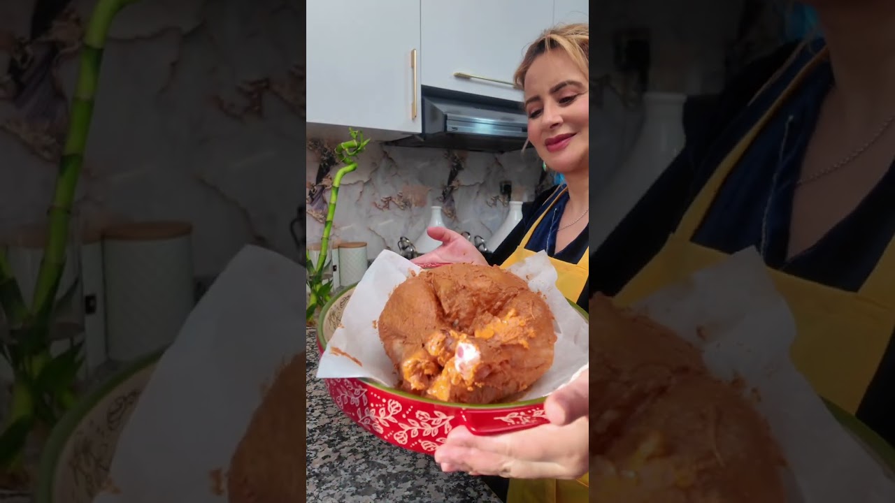 خديجة جكون دجاجة محمرة بأروع طريقة 🥰🥰