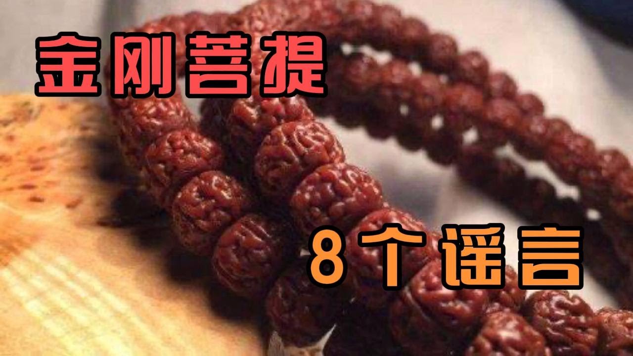 关于金刚菩提的一些误区，整理8个误区做个各人解释，有点长耐心