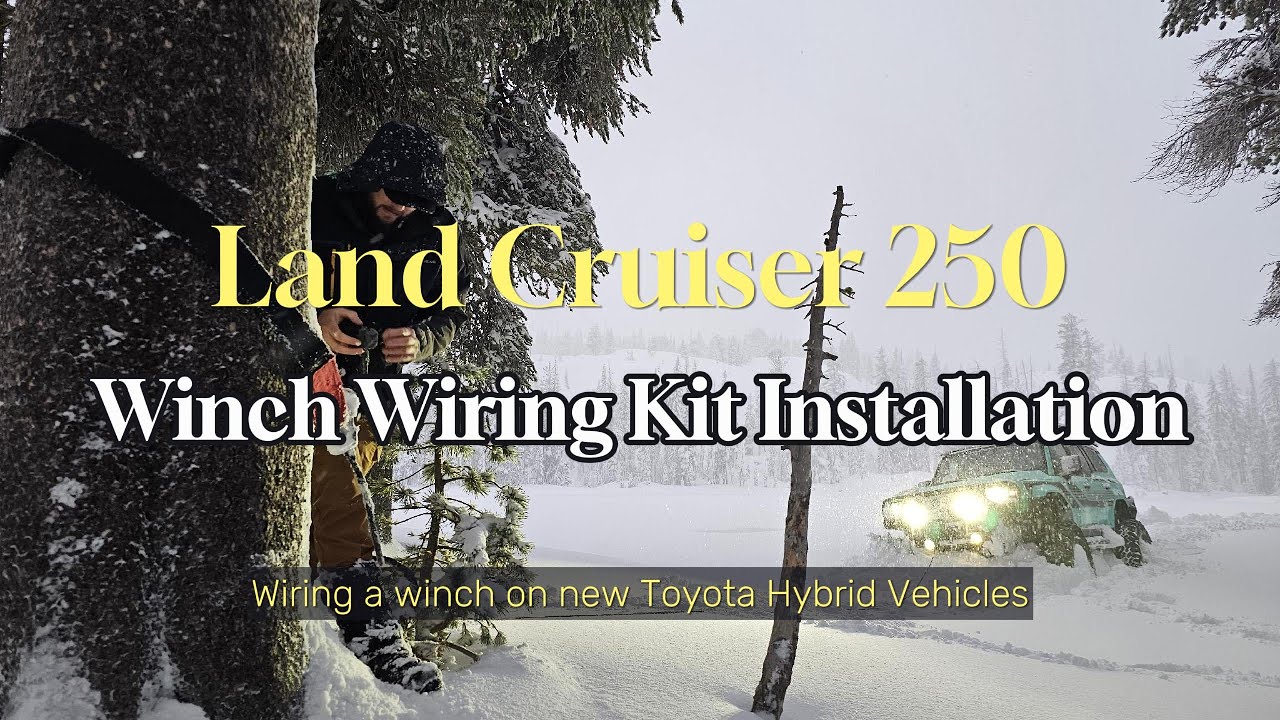 LC250 Winch Wiring Kit Install - New Toyota Hybrid Vehicles Are Different!