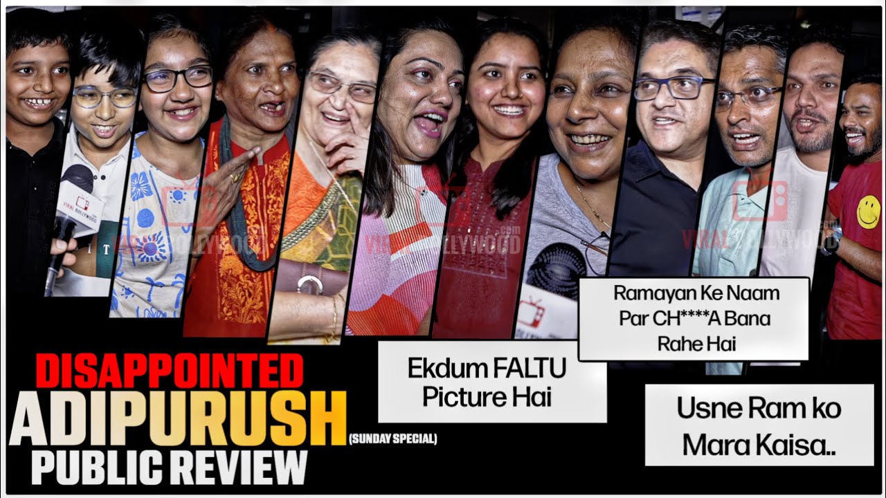 Public FRUSTRATION after Watching Adipurush Movie | Sunday Special | Public Review | Day 03