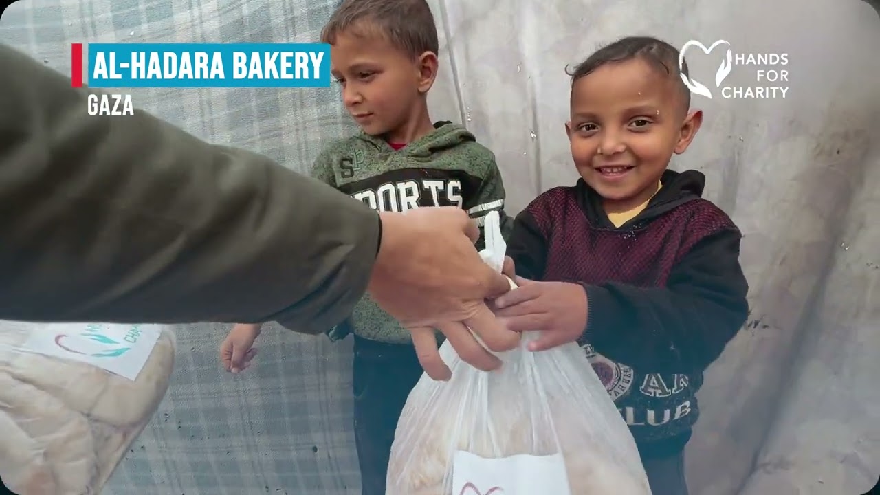 Providing Fresh Bread in Gaza | تشغيل مخبز الحضارة لمساعدة أهل غزة