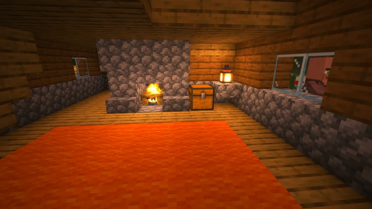 🔥 Hearthlight & Rainstorms 🔥 – A Cozy Minecraft Fireplace Ambience (w/music)