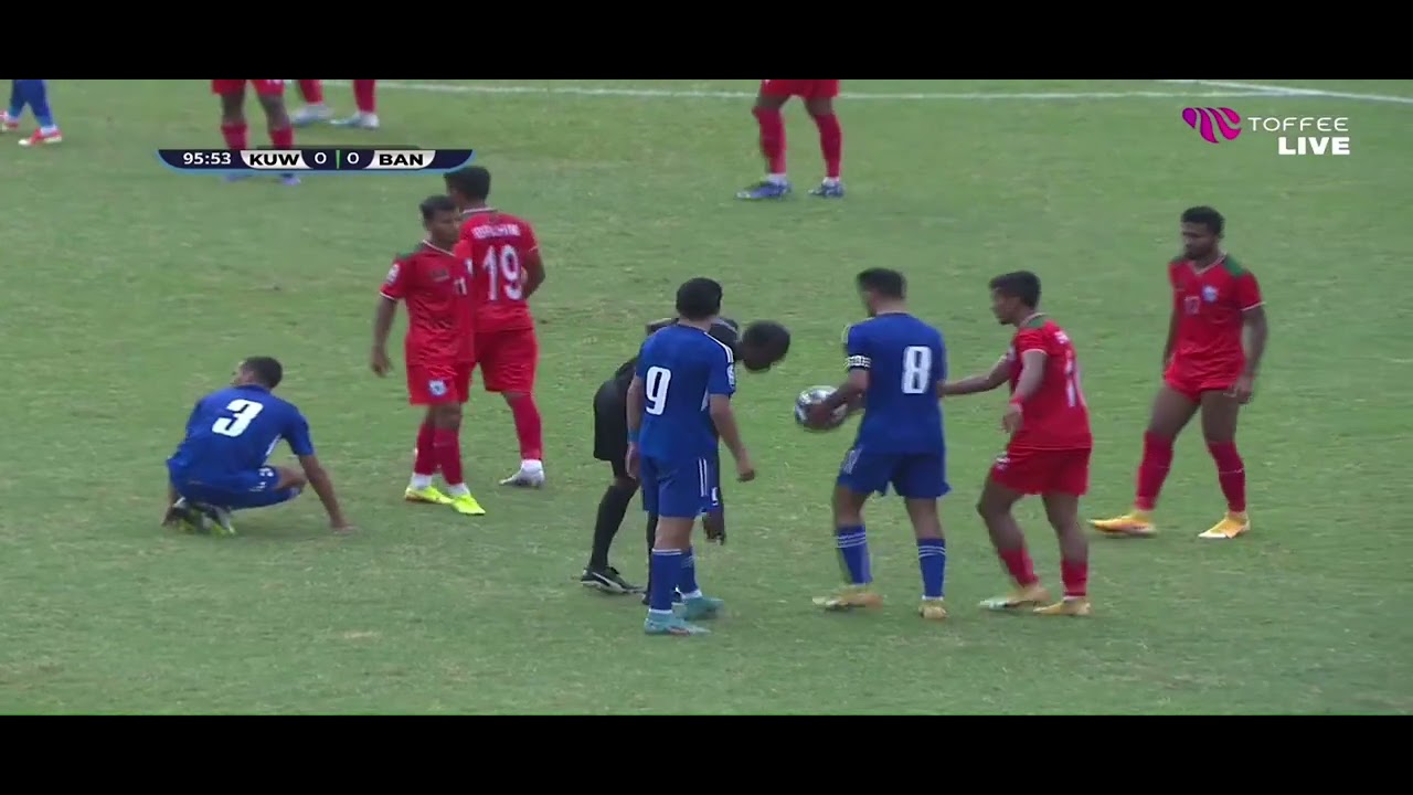 Bangladesh vs Kuwait football match