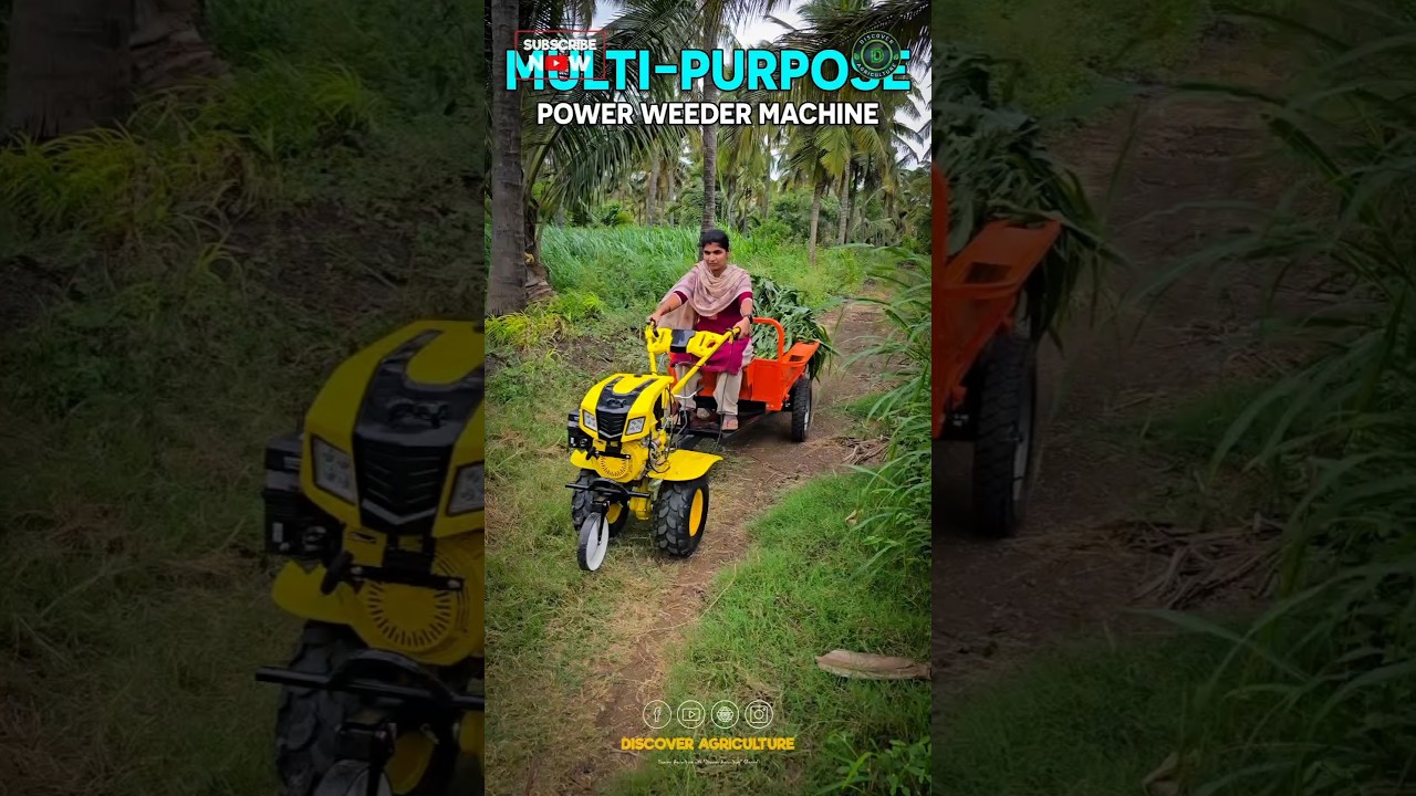 Amazing Multipurpose Power Weeder Machine