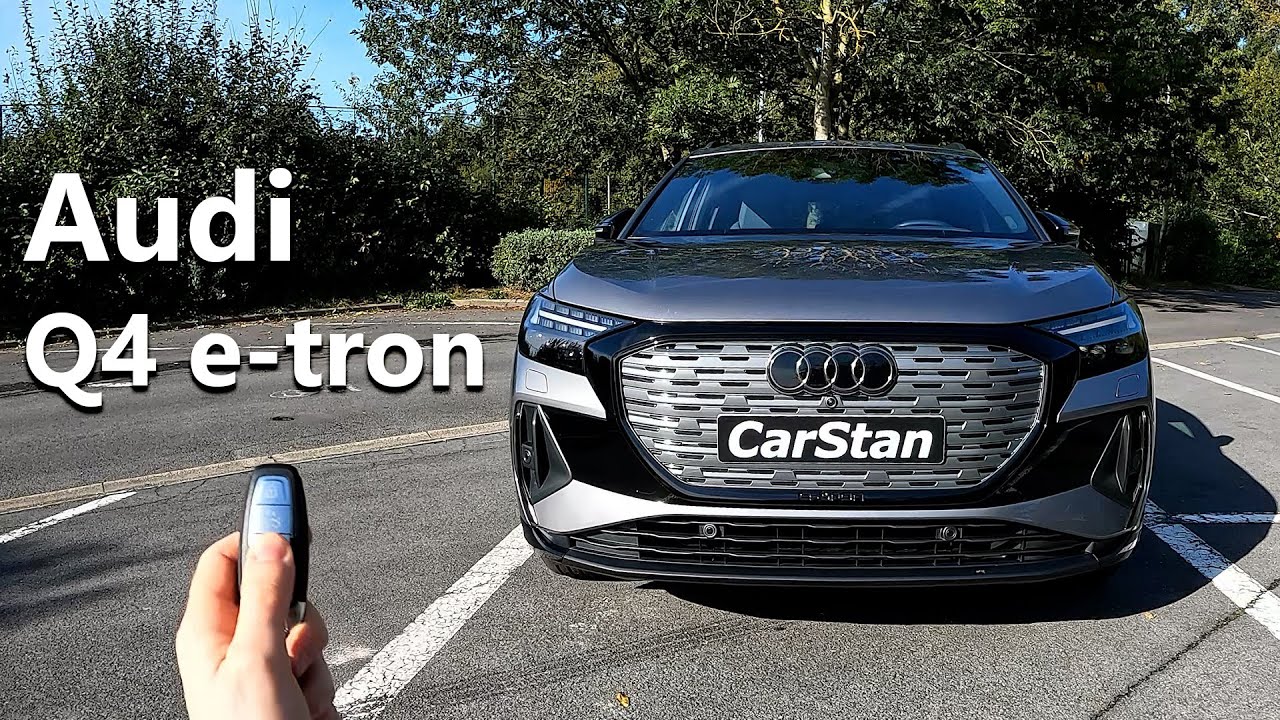 2022 Audi Q4 e-tron 40 POV Test Drive: S Line 204 PS / 201 HP, 77 kWh battery
