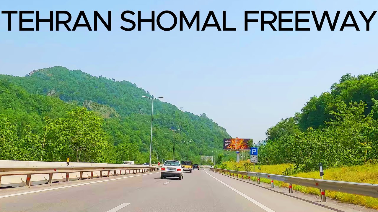 🇮🇷 IRAN - Tehran Chalus Freeway - Scenic Drive Spring 2025 | ایران