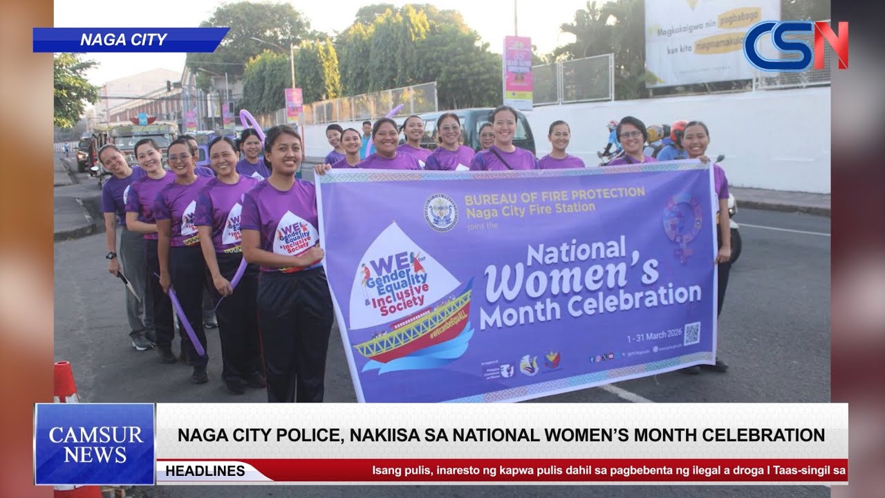 Naga City Police, nakiisa sa National Women’s Month Celebration