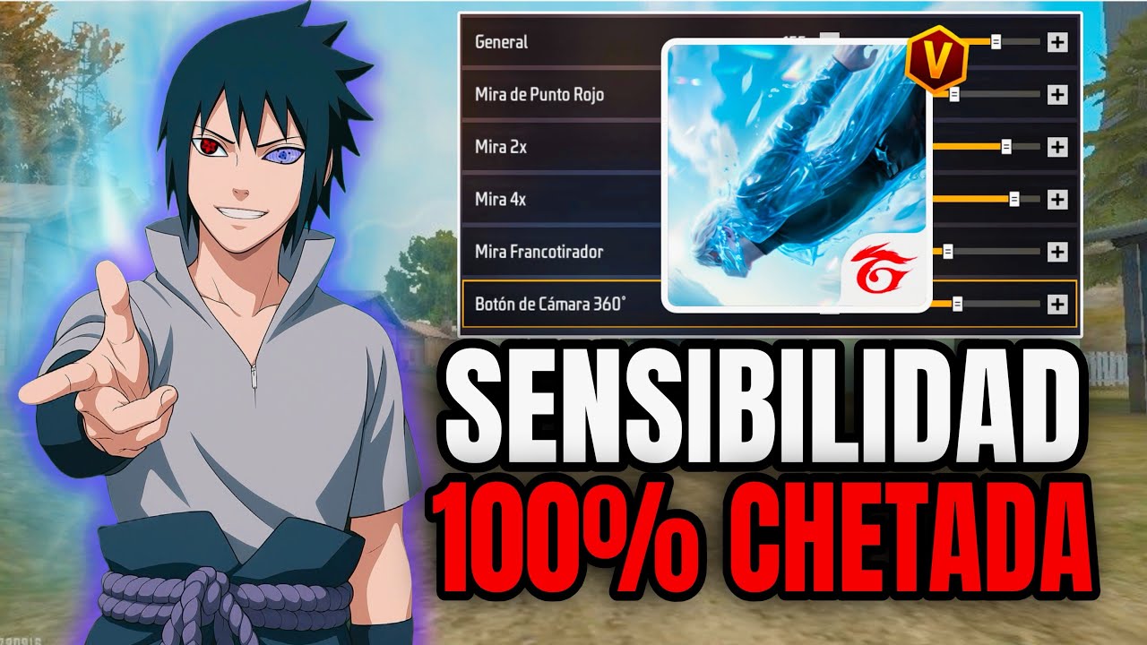SENSI CHETADA 2026!🔥LA MEJOR SENSIBILIDAD PARA PEGAR TODO ROJO NUEVA ACTUALIZACI&Oacute;N de FREFIRE!
