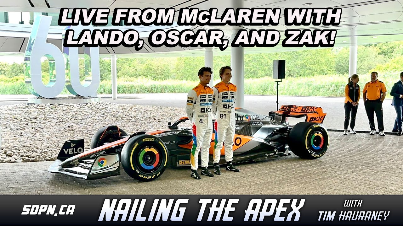 Live from McLaren Headquarters with Lando Norris, Oscar Piastri, and Zak Brown | Nailing the Apex
