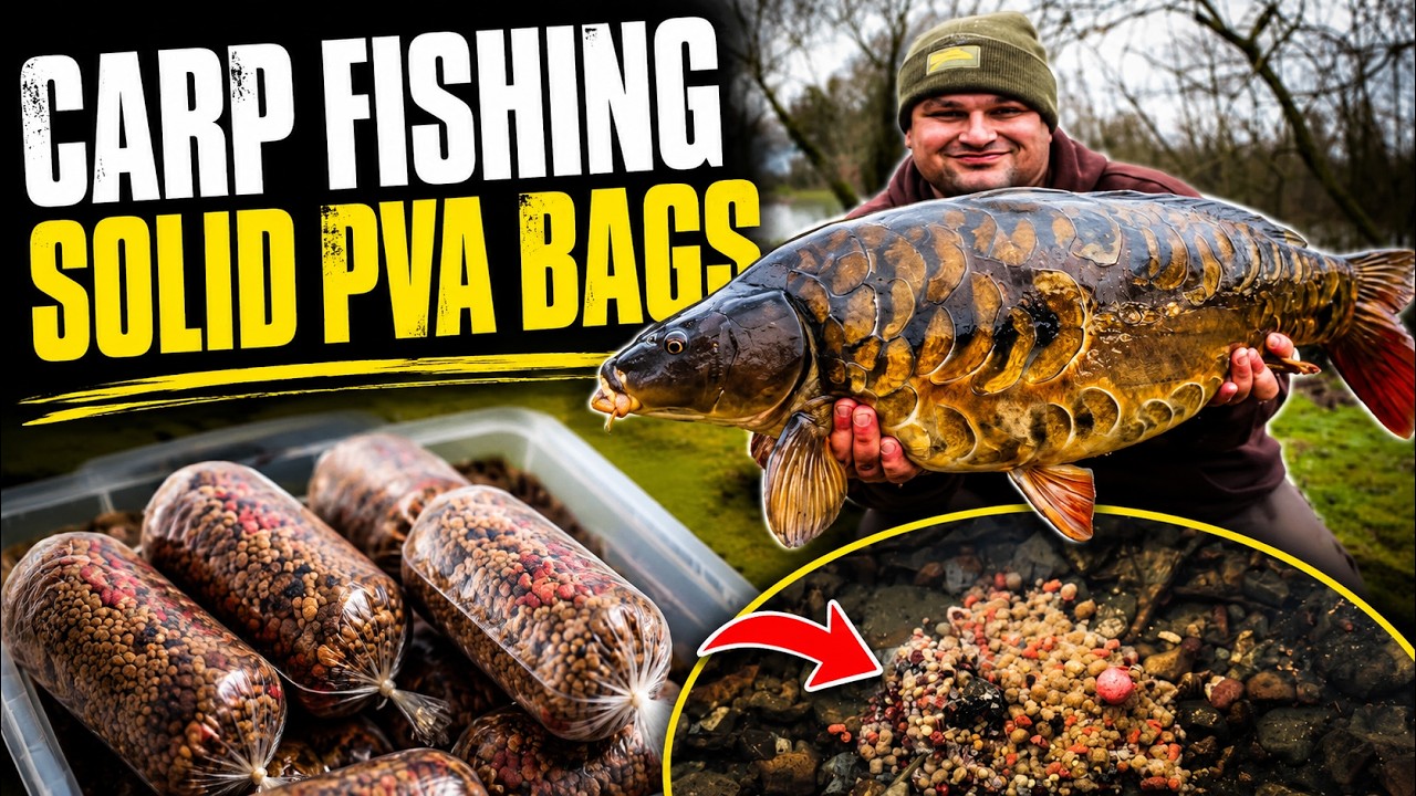 Carp fishing solid PVA bags