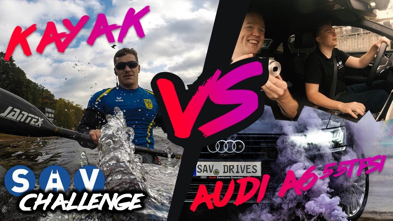 AUDI A6 55 TFSI VS KAYAK I CHALLENGE I SAV