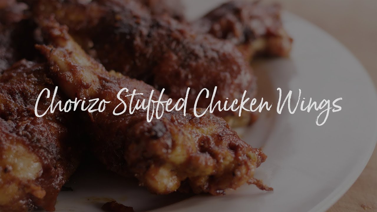 Chorizo Stuffed Chicken Wings