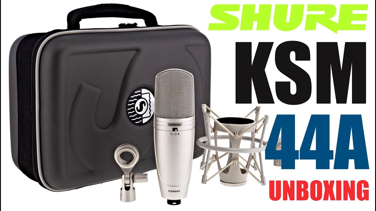 Shure KSM 44A | Unboxing | Micrófono condensador premium