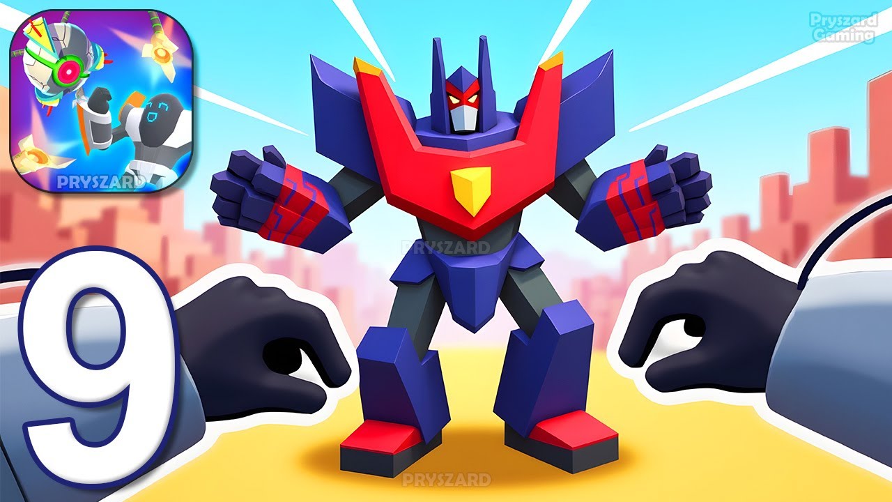Mechangelion Robot Fighting - Gameplay Walkthrough Part 9 - New Update, New Levels (iOS, Android)
