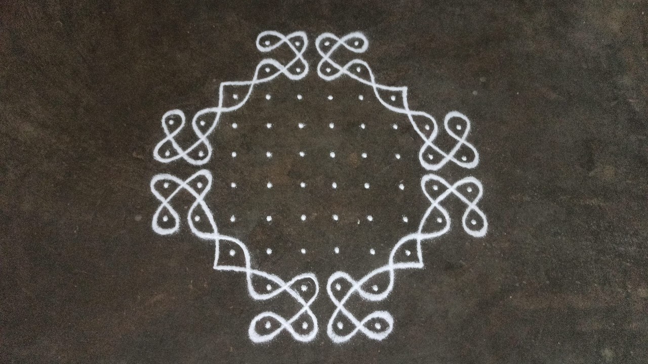10 dots kambi kolam series episode 35 | traditional sikku kolam tutorial | SathyaSelva Arts