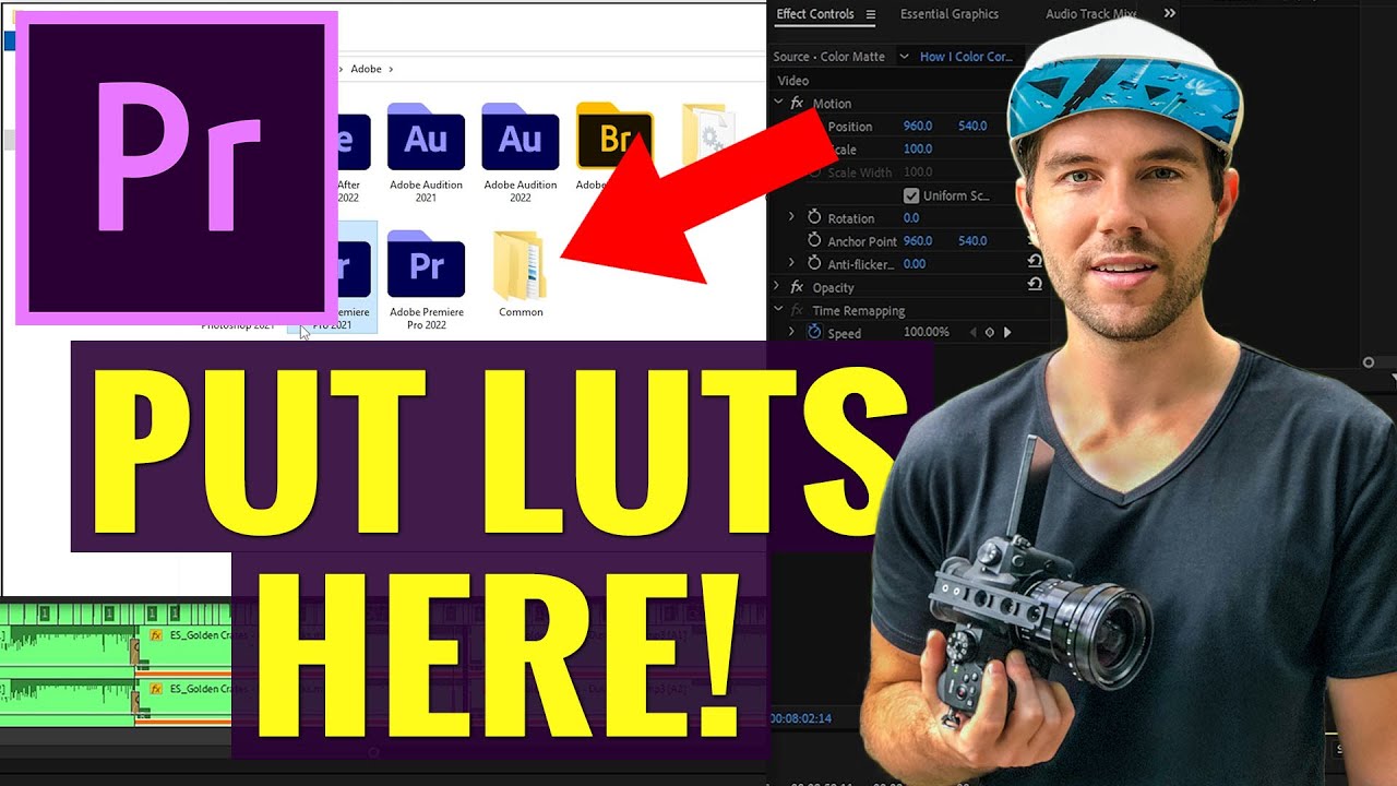 How To Add LUTs To Premiere Pro The RIGHT WAY  - ONLY DO IT ONCE
