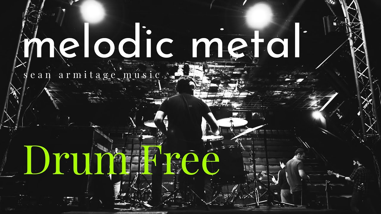 Drumless Backing Track Melodic Metal (113 BPM)