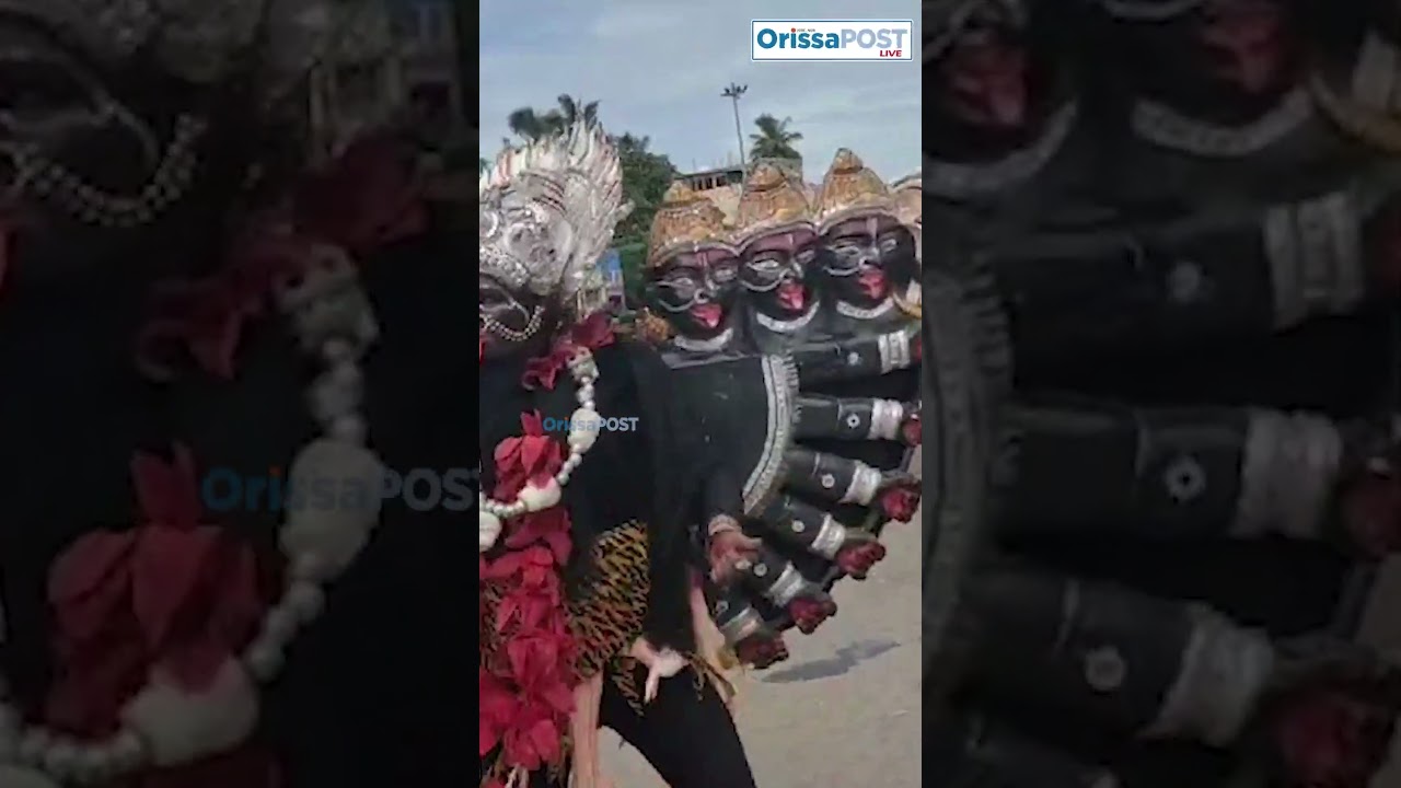 Dancers and artists perform in front of the Rath (chariots) of Sibling Deities.