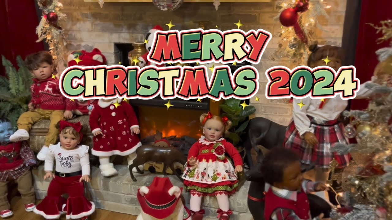 🎄 Рождество с моими куклами-реборнами | Трогательный праздничный момент 2024 года