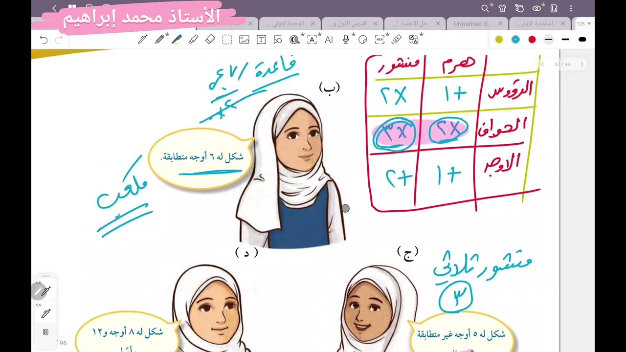 الاختبار النهائي رياضيات سادس ( استراتيجيات ذهنية للضرب والجمع ) واسئلة كتاب النشاط