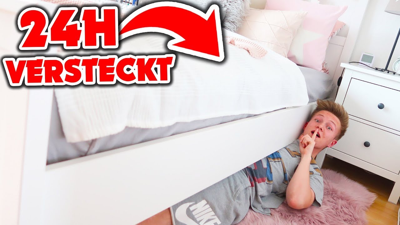 Ich VERSTECKE mich 24H unterm BETT! 😰