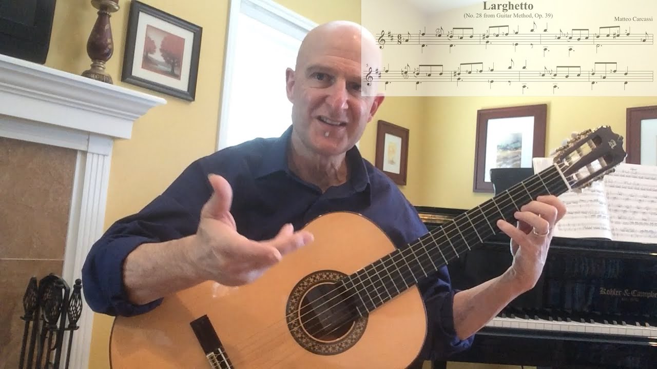 Larghetto (M. Carcassi) – Classical Guitar Lesson