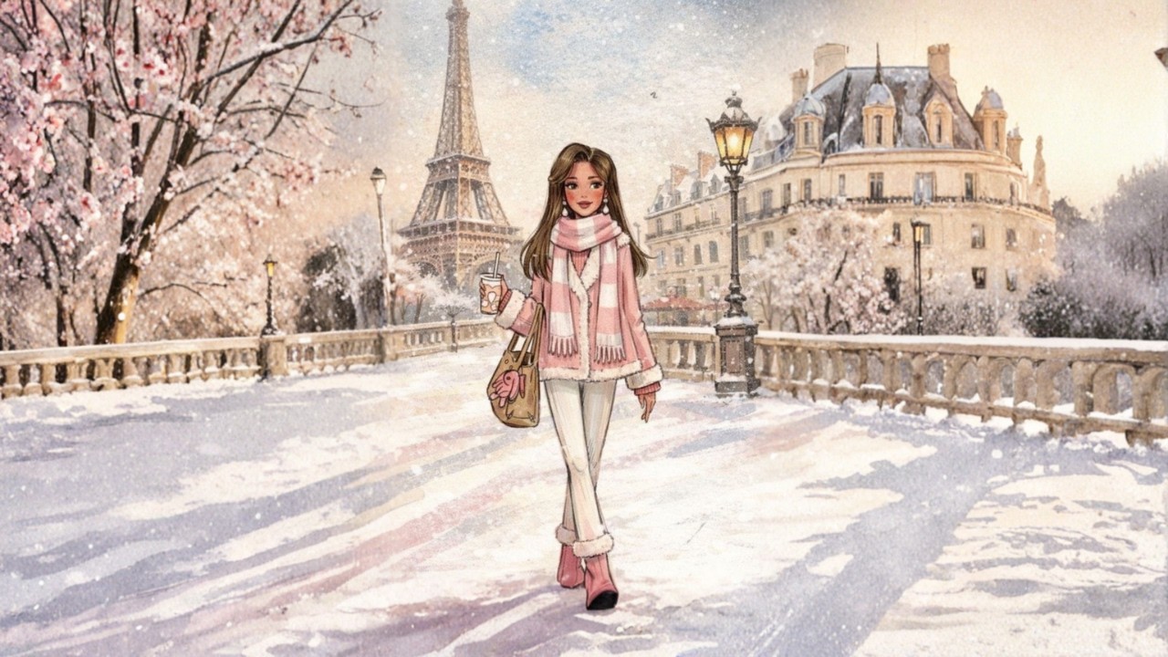 French Girl Vibes ────୨ৎ──── Winter Ambient Music