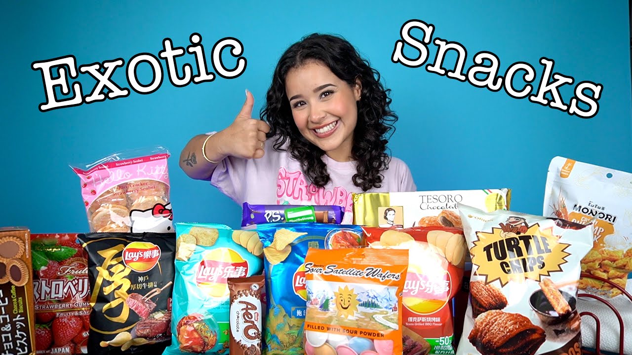 Rating EXOTIC snacks from around the world 🌎