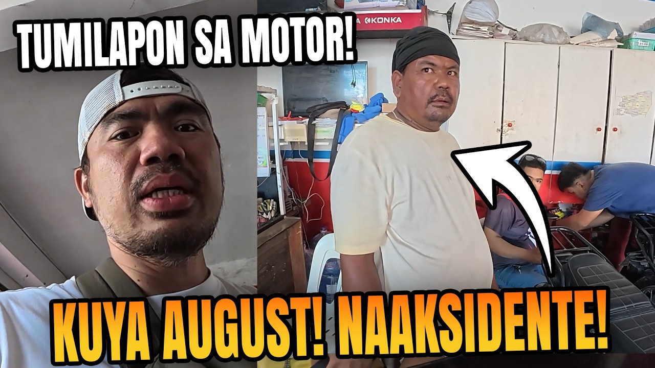 Aray Ko Po! Kuya August Tumilapon Sa Motor!