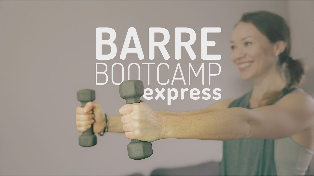 Barre Bootcamp Express | Chair Home Workout | Quick Full Body Circuit