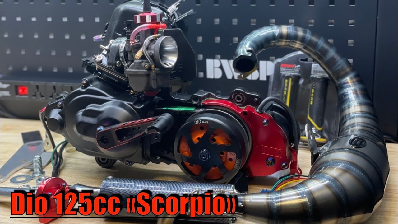 Dio 125cc a/c engine assembly 