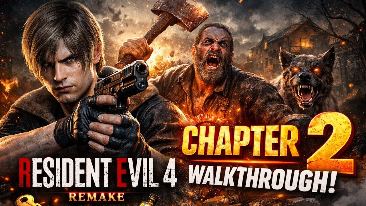 Resident Evil 4 Remake Chapter 2 Walkthrough | Full Gameplay (No Commentary)