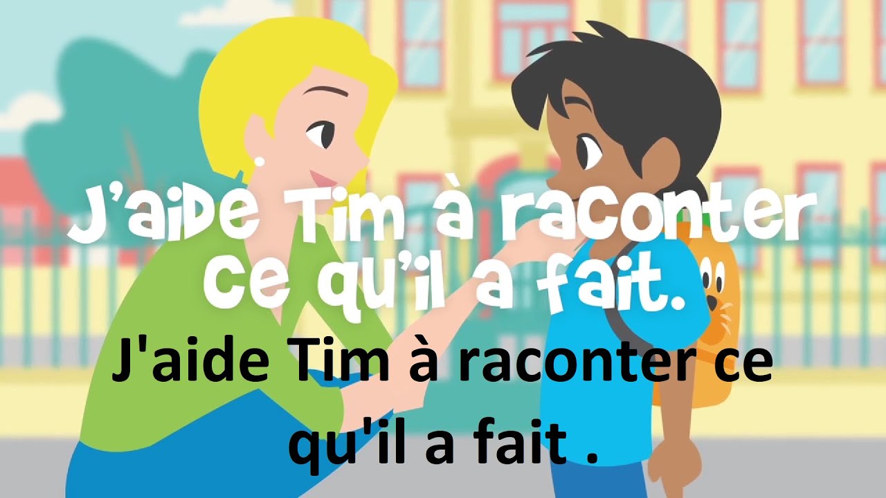 30 - Autisme -  conseils  - J'aide Tim à raconter ce qu'il a fait
