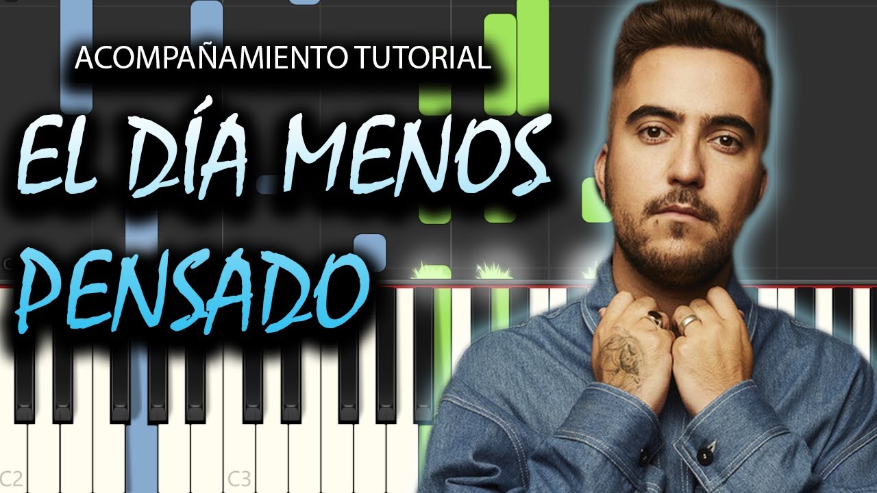 Beret - El día menos pensado | Piano Tutorial Acompañamiento Instrumental