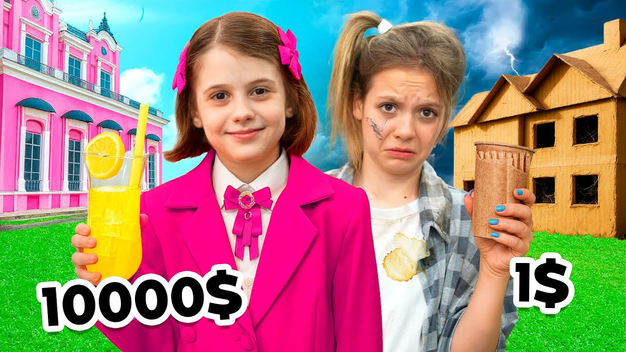 Petualangan Kaya vs Bangkrut - Anak-anak membangun dan mendekorasi rumah