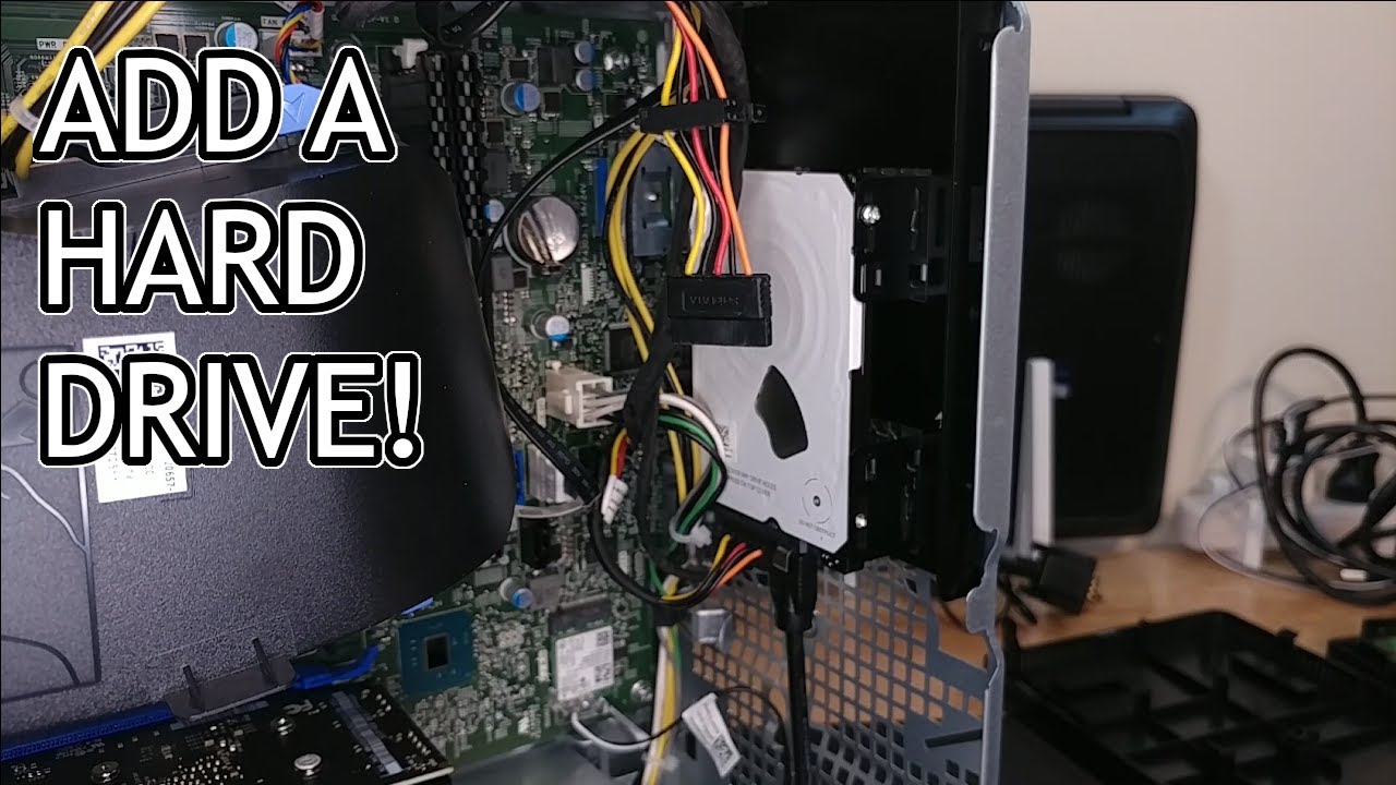 Dell 3880: добавление жесткого диска от начала до конца