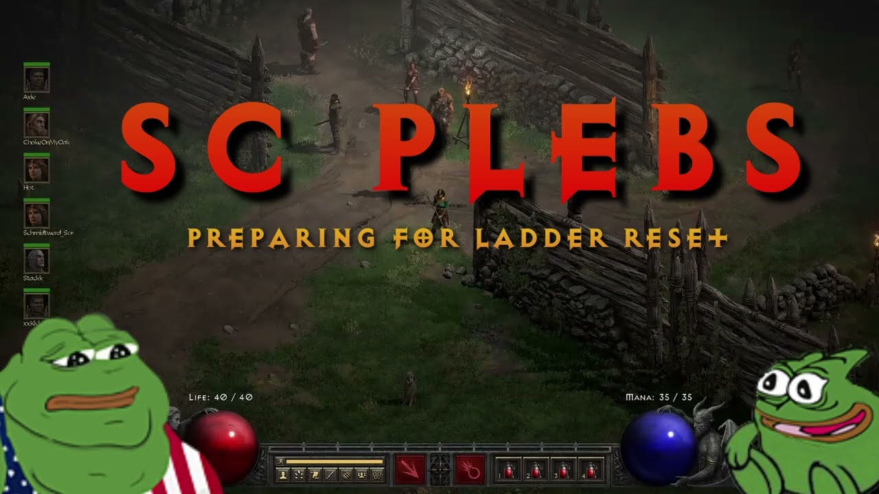 D2R Softcore plebs ladder prep
