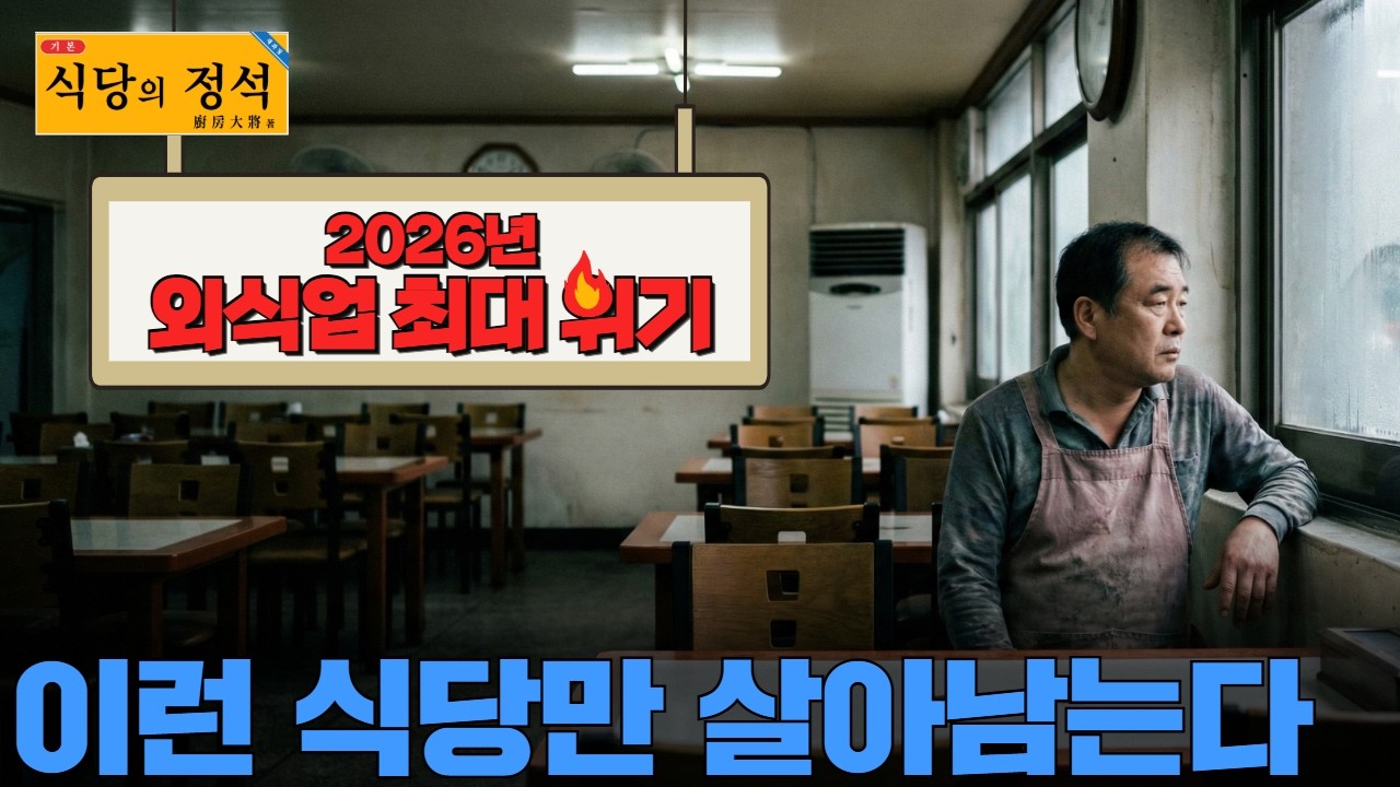 [식당의정석]맛있는데 손님 없는 식당 사장님들 꼭 보세요