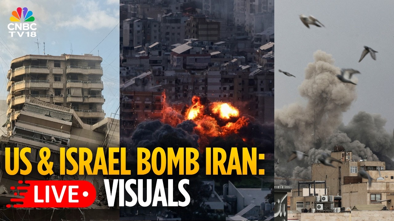 IRAN WAR LIVE VISUALS: US Decimates Tehran | Donald Trump Bomb Missiles | US Israel War | N18G